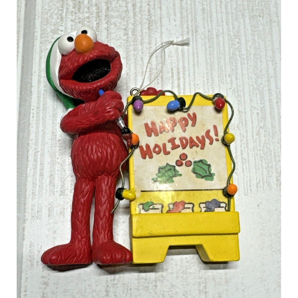 ELMO HAPPY HOLIDAYS Sesame Street Ornament